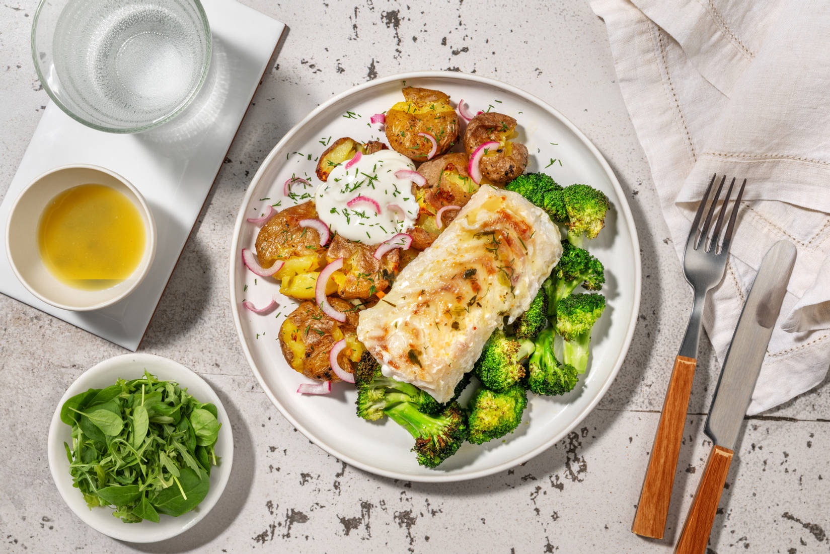 Stegt torsk i citrussmørsauce