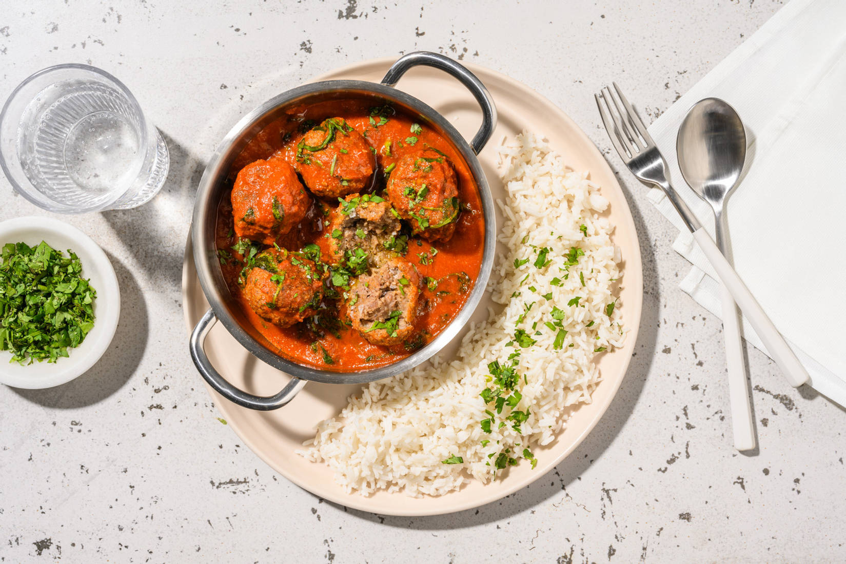 Beef Meatball Rogan Josh