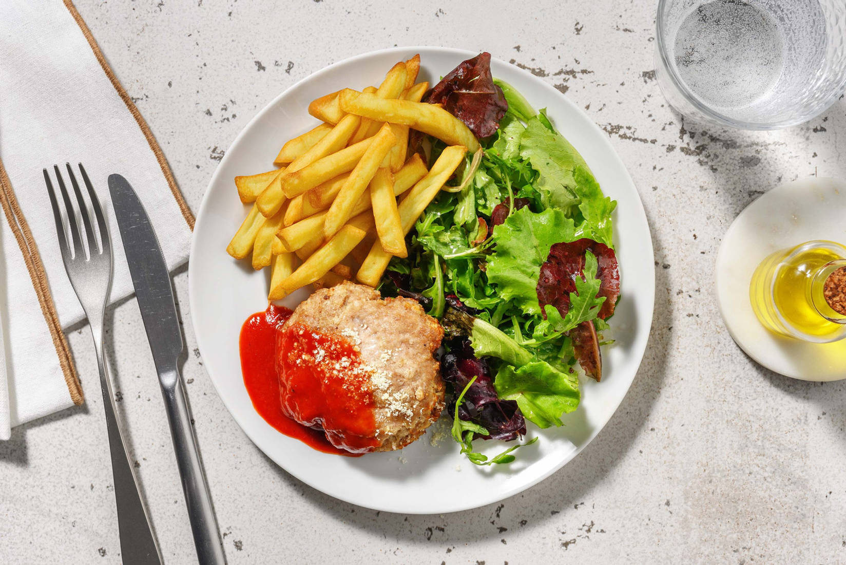 Cheesy Gochujang Naked Beef Burger