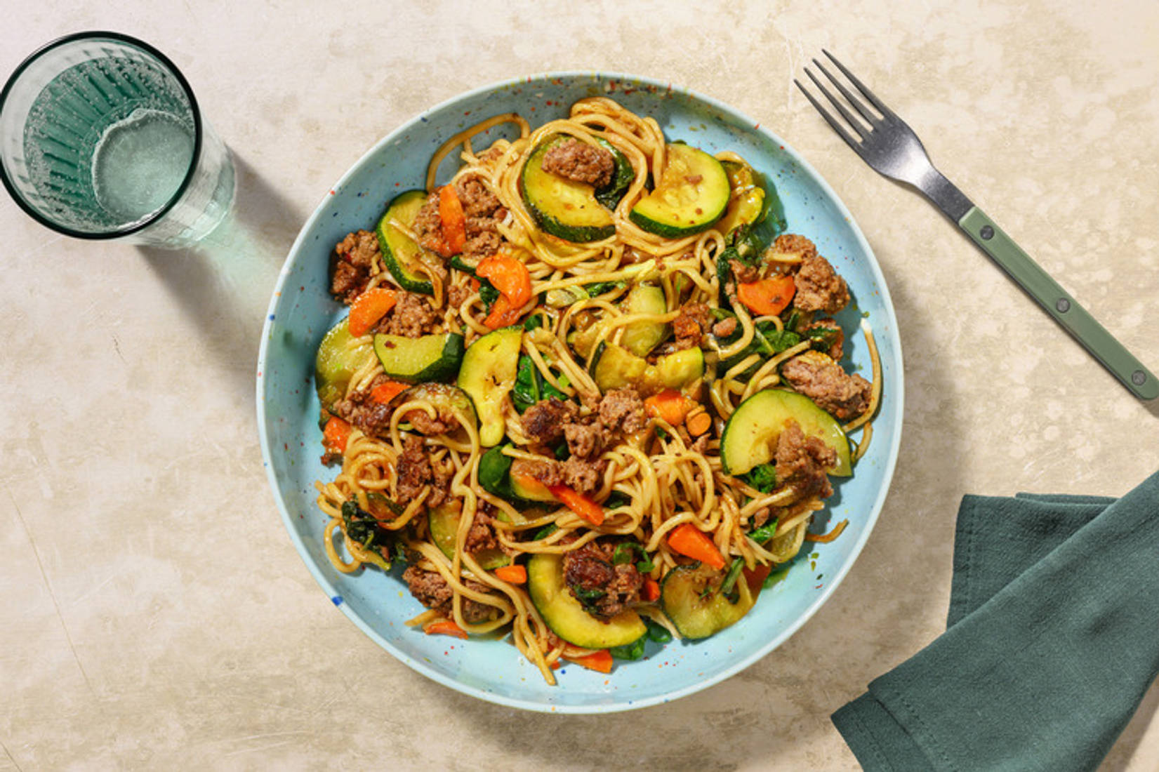 Char Siu Beef Noodle Stir-Fry