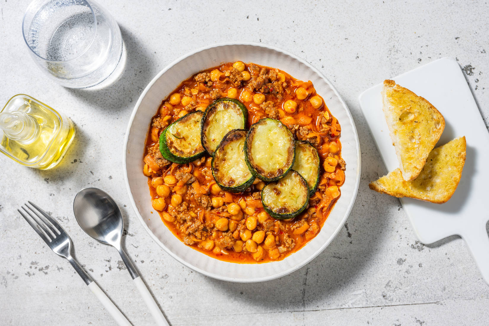 Tagine Inspired Harissa Beef and Chickpeas