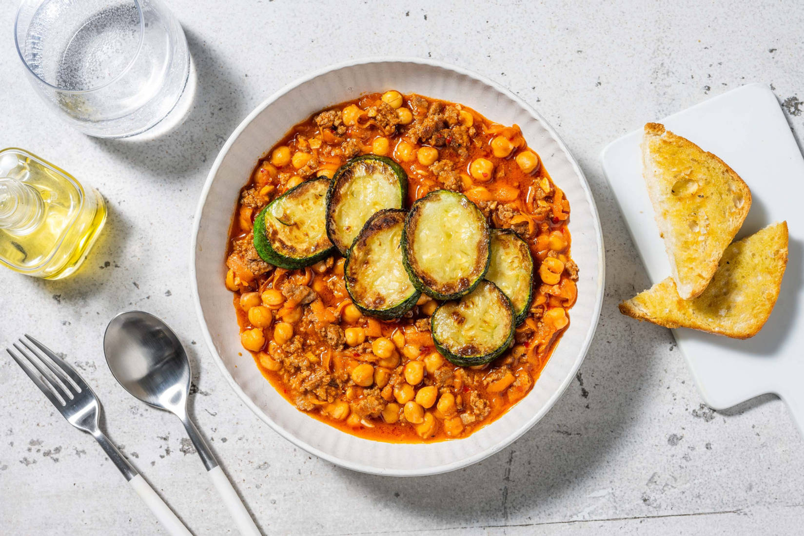 Harissa Lamb and Chickpea Stew