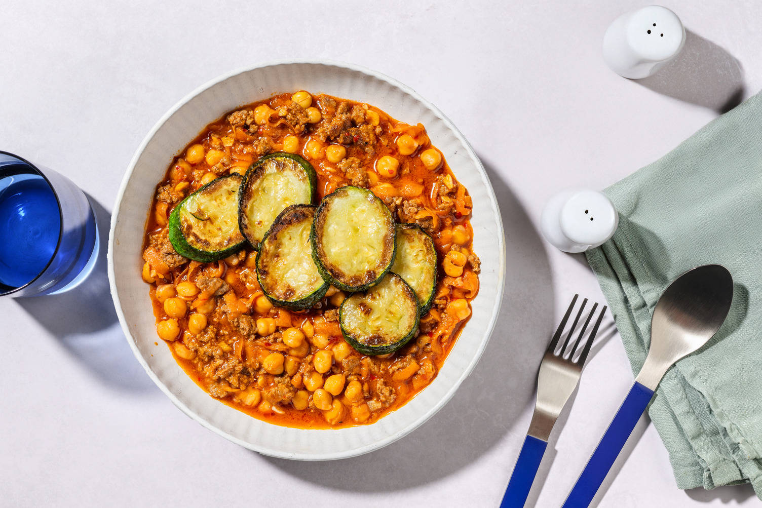Tagine Inspired Harissa Lamb and Chickpeas