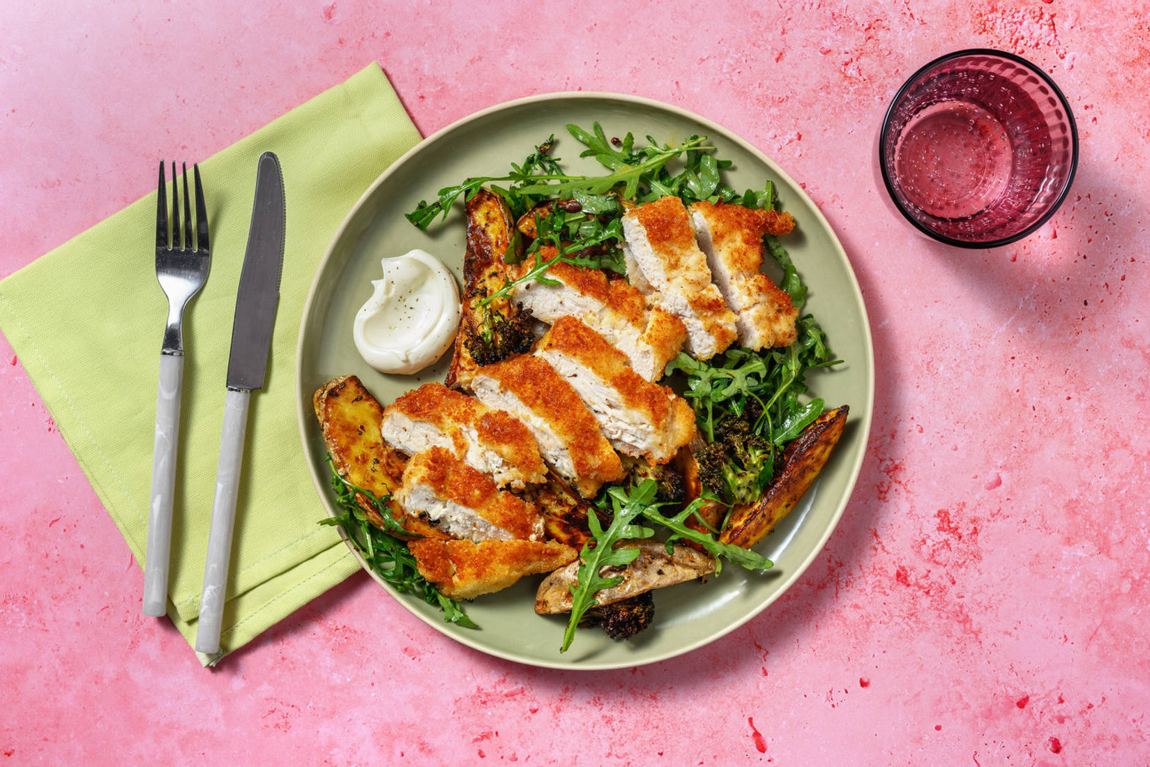 Parmesanpaneret kylling