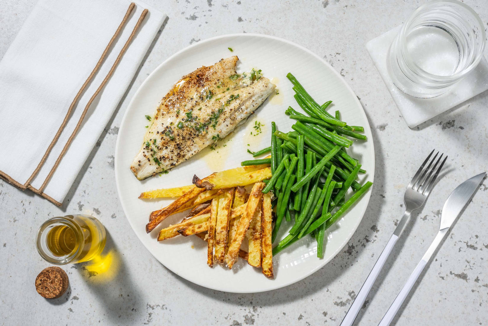 Oven-Baked Basa in Tarragon-Garlic Butter
