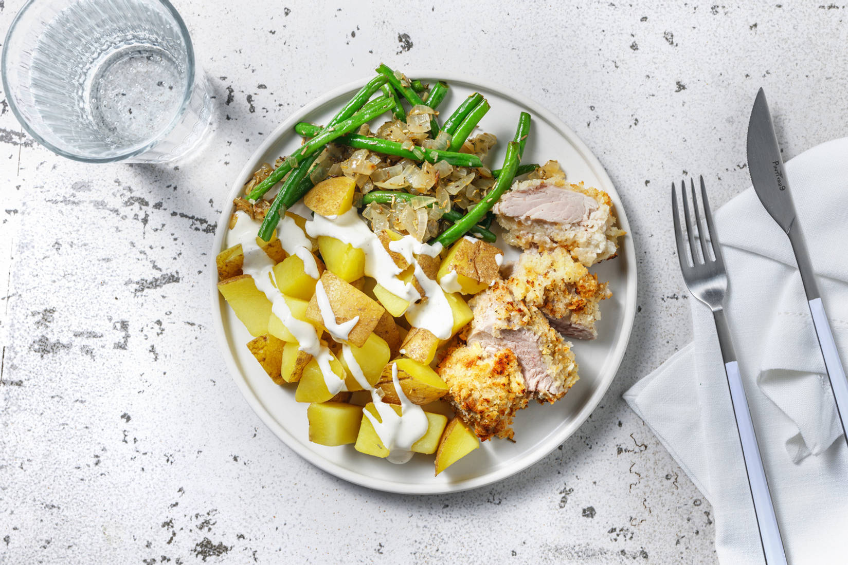 Varkenshaas in truffel-pankojasje