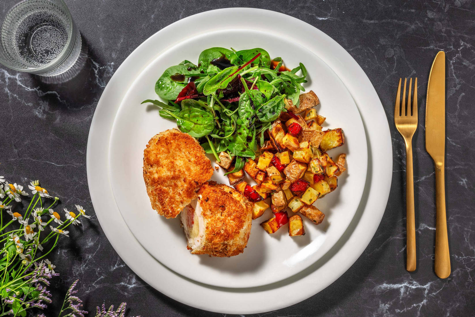 Cordon bleu maison : jambon & mozzarella