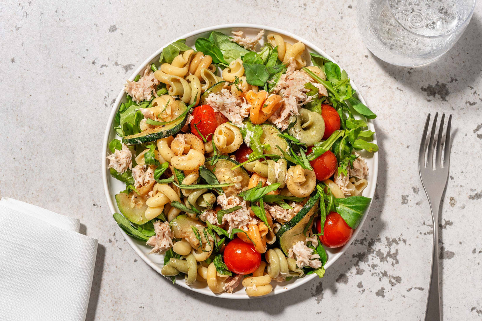 Casarecce pastasalade met tonijn