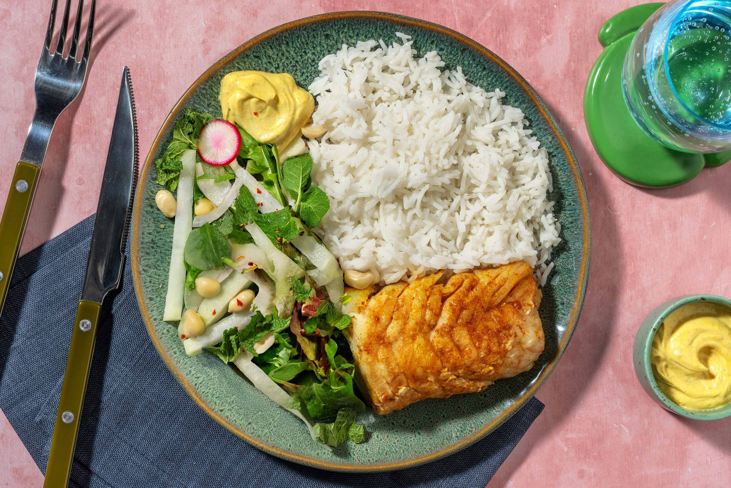 Vietnamesisk karamelliserad vit fisk