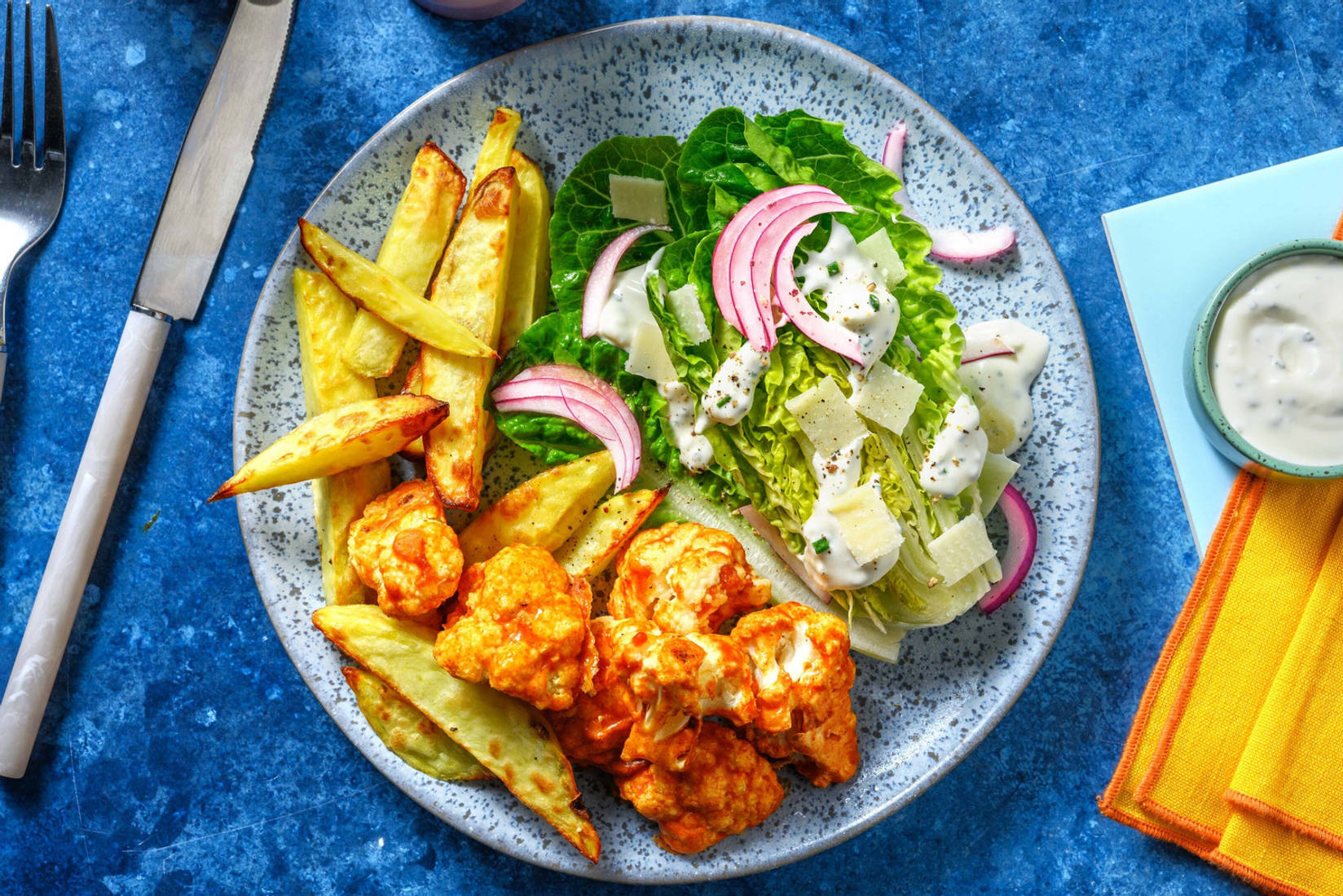 Amerikansk "buffalo"-glaserad blomkål