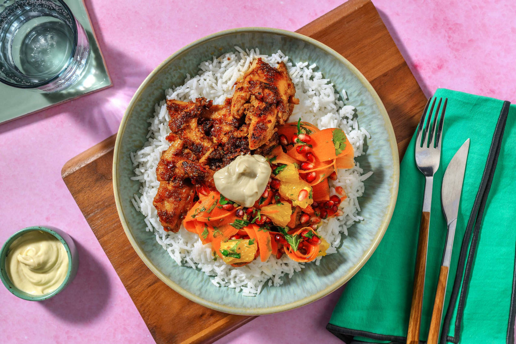 Söt och stark vego-kebab