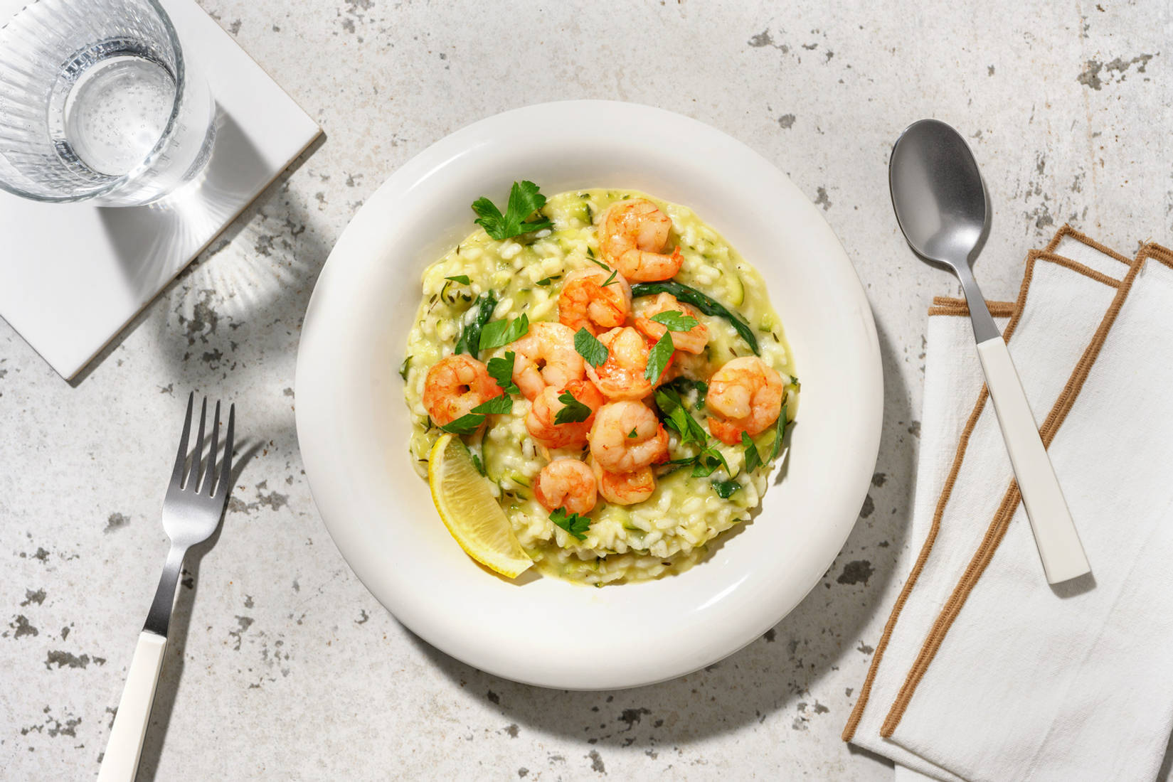 Lemon & Thyme Prawn Risotto