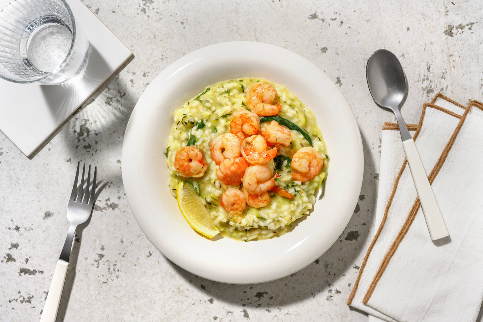Lemon & Thyme Double Prawn Risotto