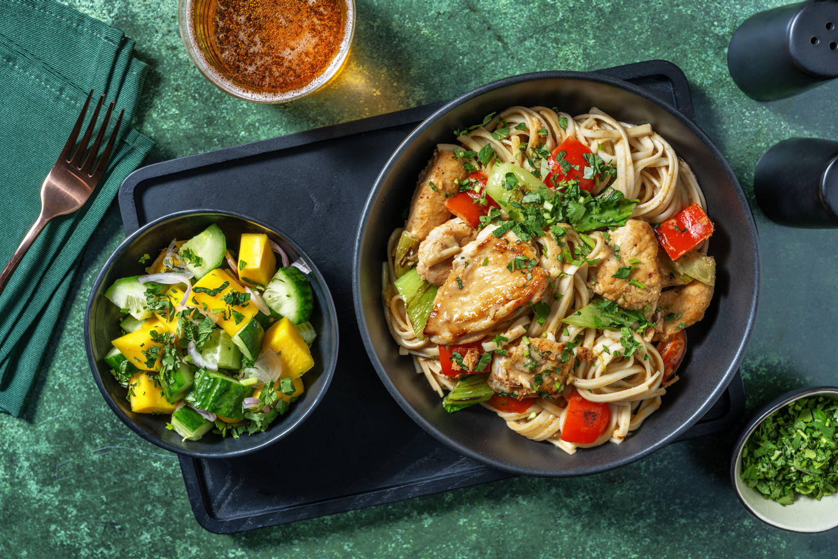 Thailandsk grøn kyllingekarry