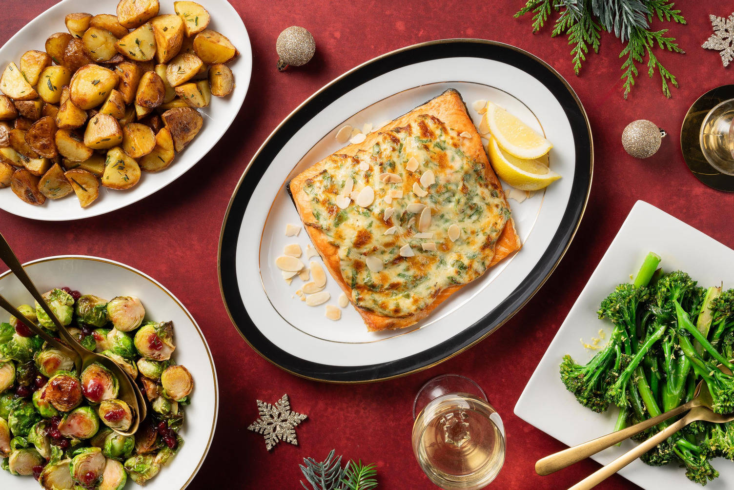 Christmas Showstopper Parsley Crusted Salmon