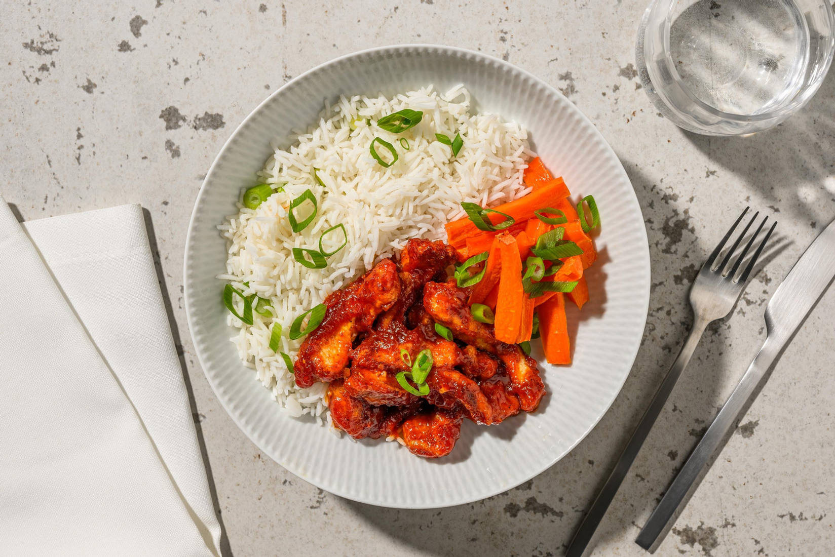 Spicy Gochujang Schweinelachssteak