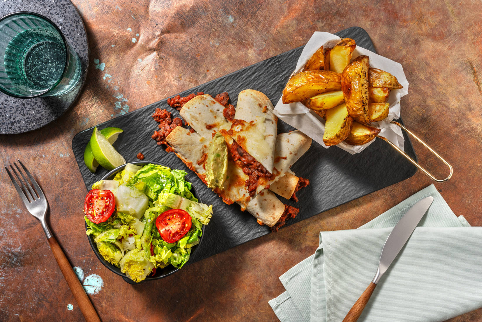 Black Bean Chipotle Enchiladas