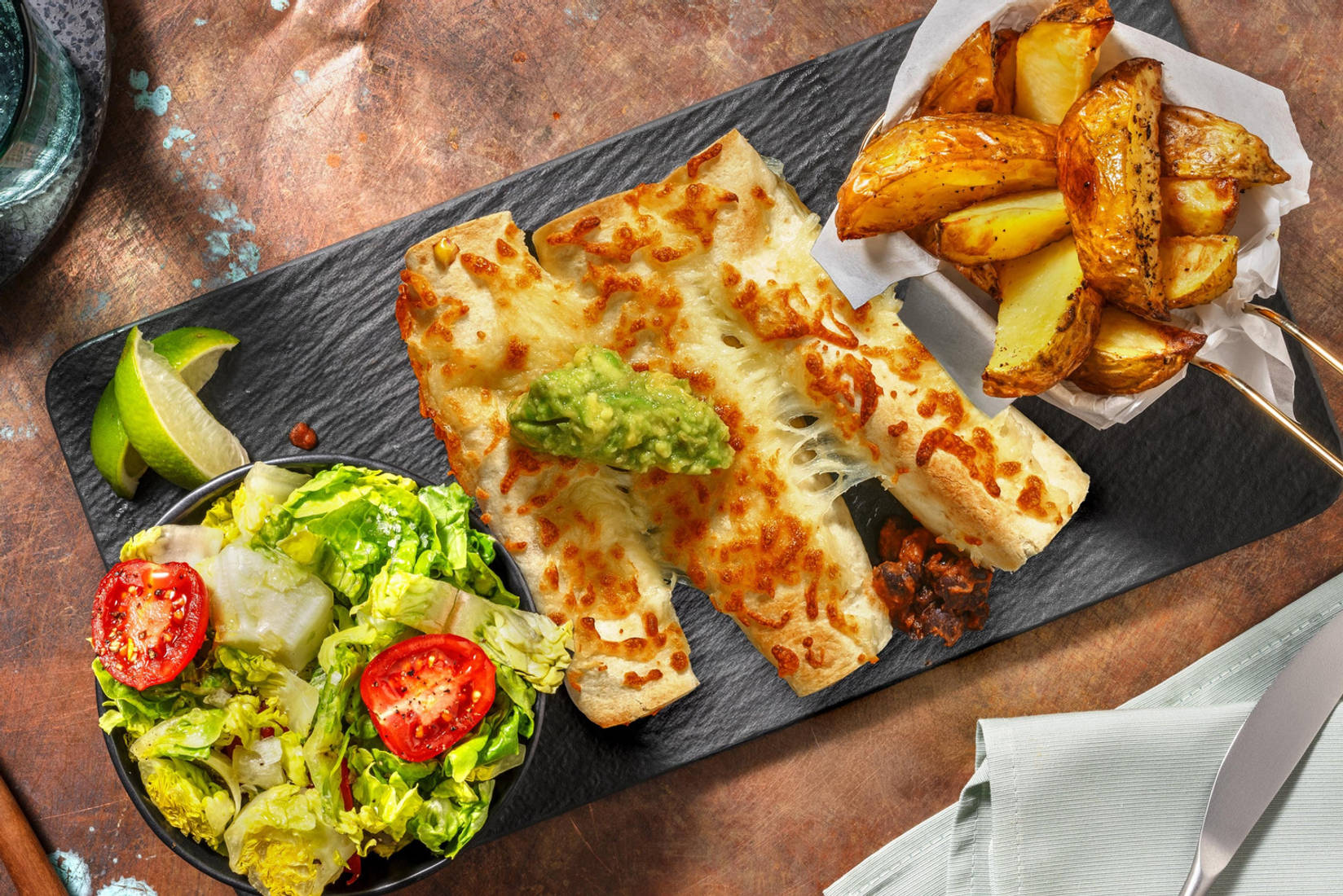 Black Bean Chipotle Enchiladas