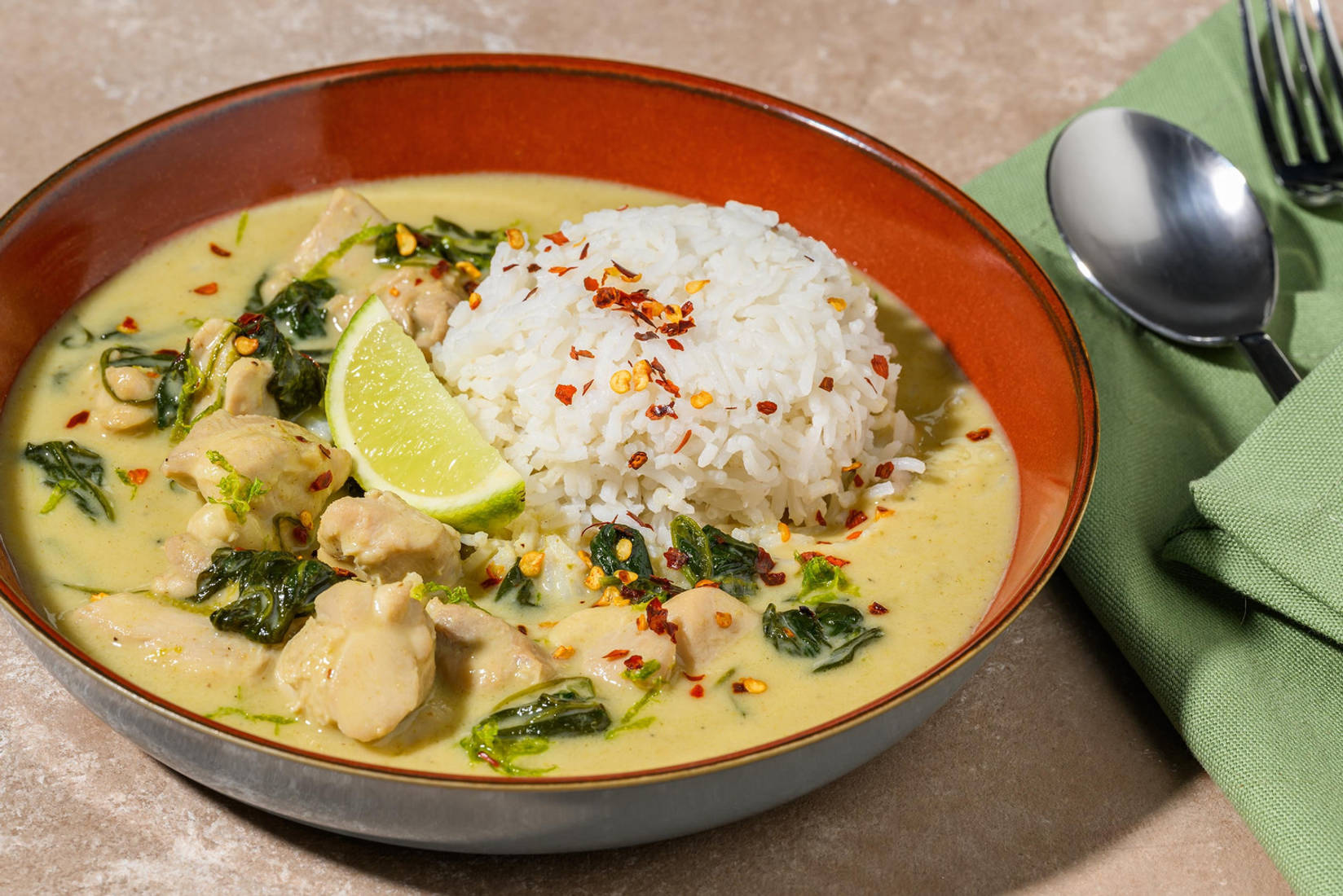Thai Green Style Chicken Thigh Curry