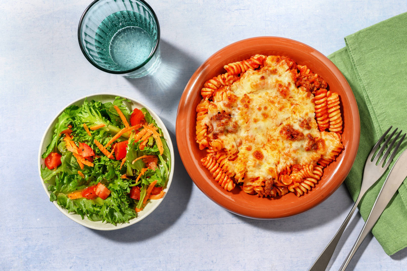 HelloHero: Plant-Based Mince Bolognese Pasta Bake