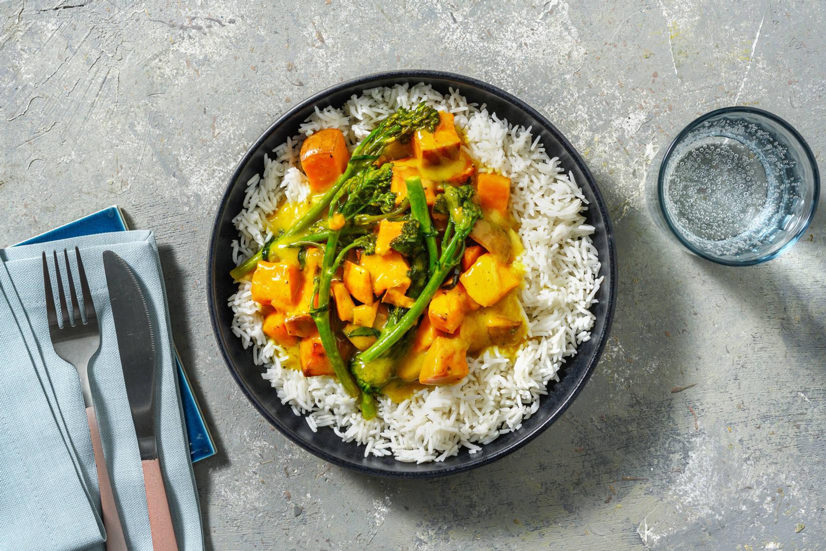 Sweet Potato Korma Style Curry