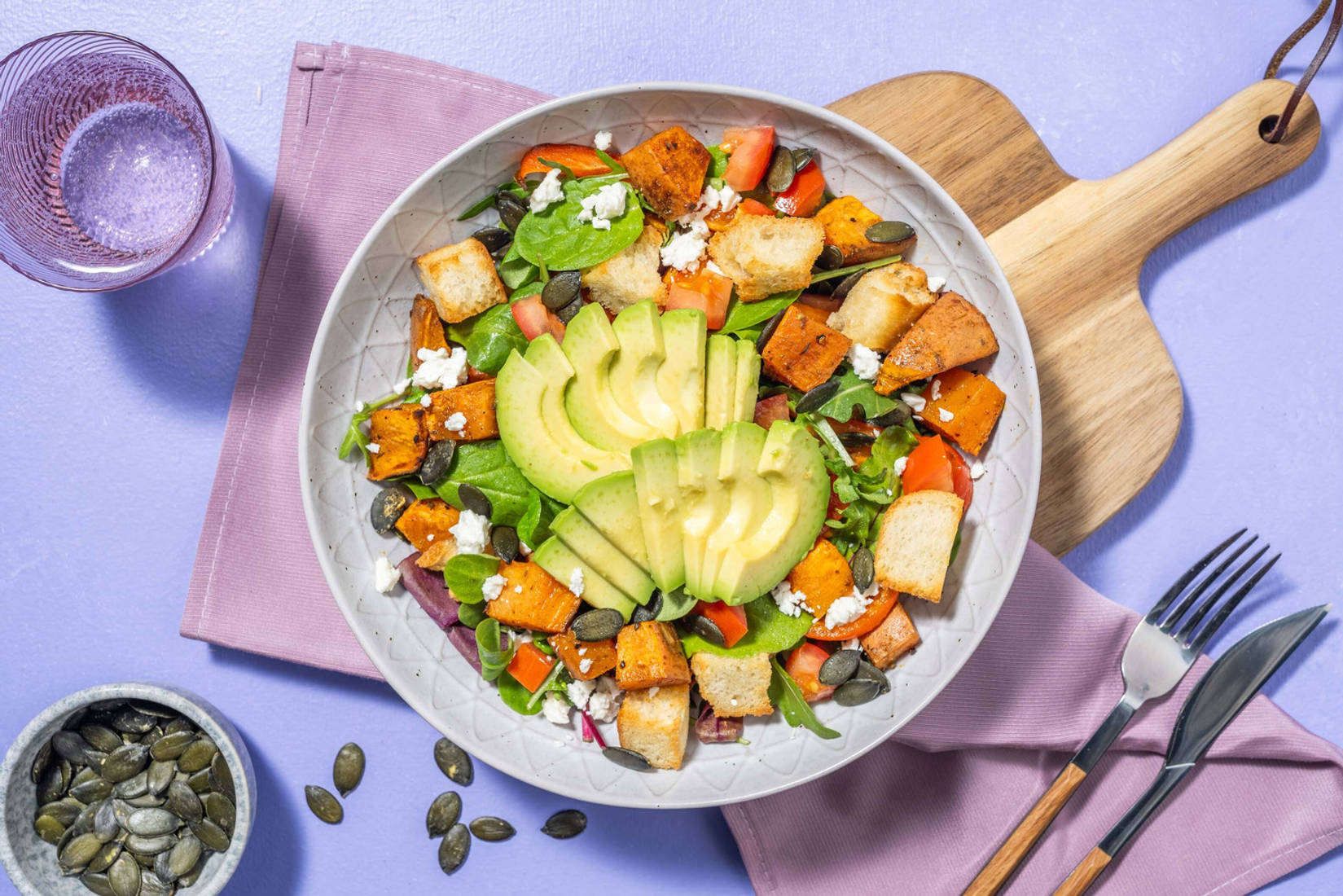 Warm Cajun Sweet Potato Salad