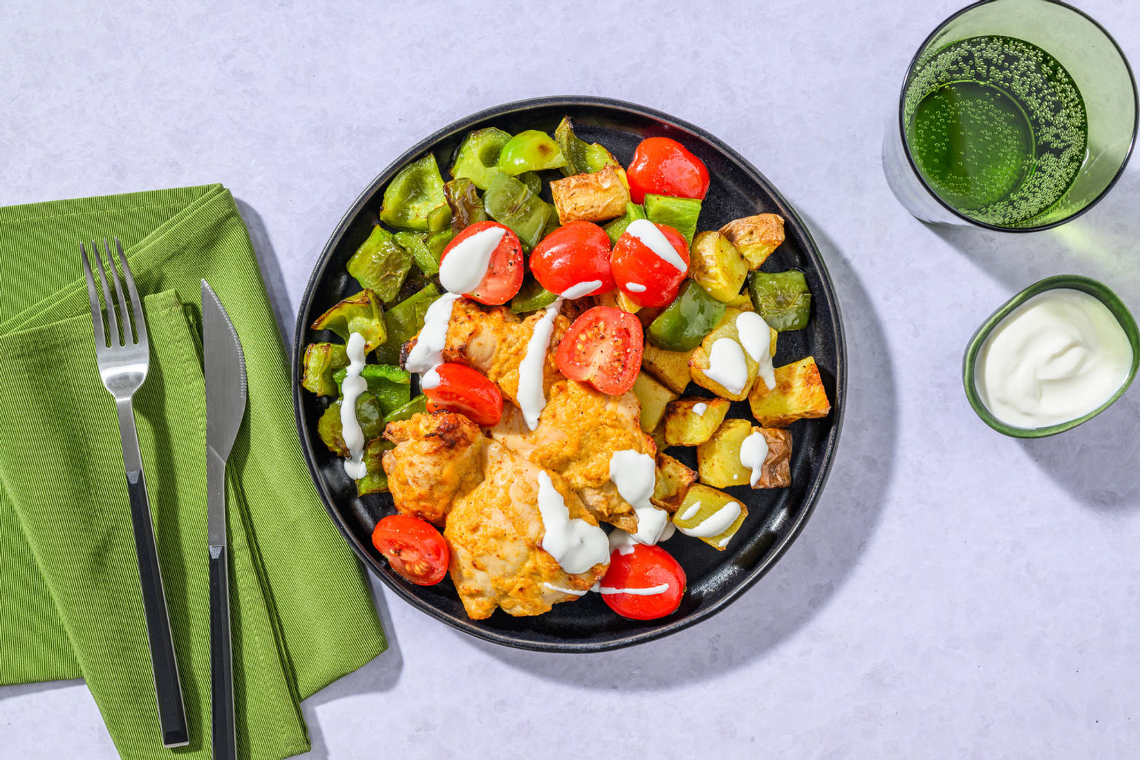 Tandoori Inspired Chicken and Potato Traybake