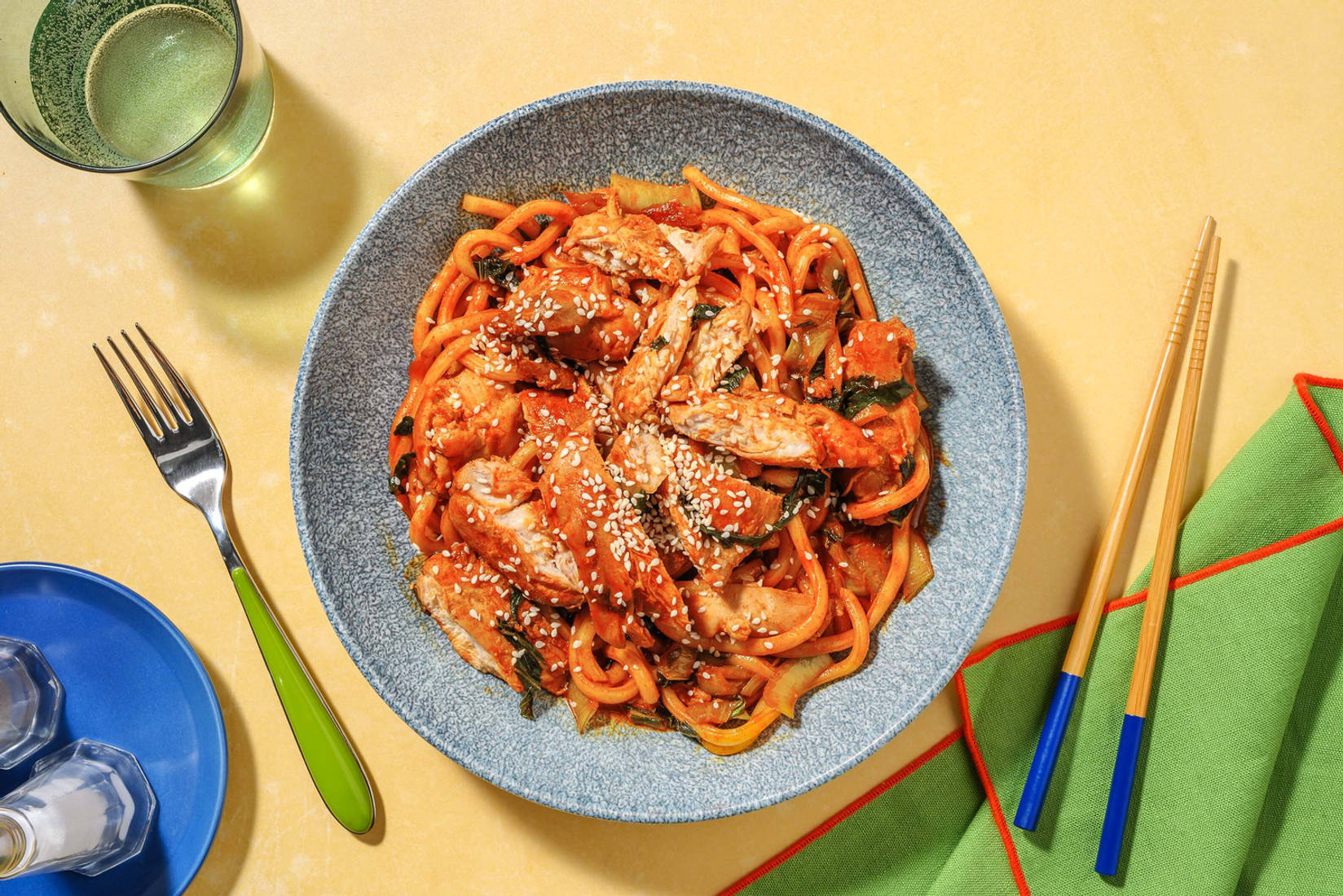 Bulgogi Chicken Udon Noodles