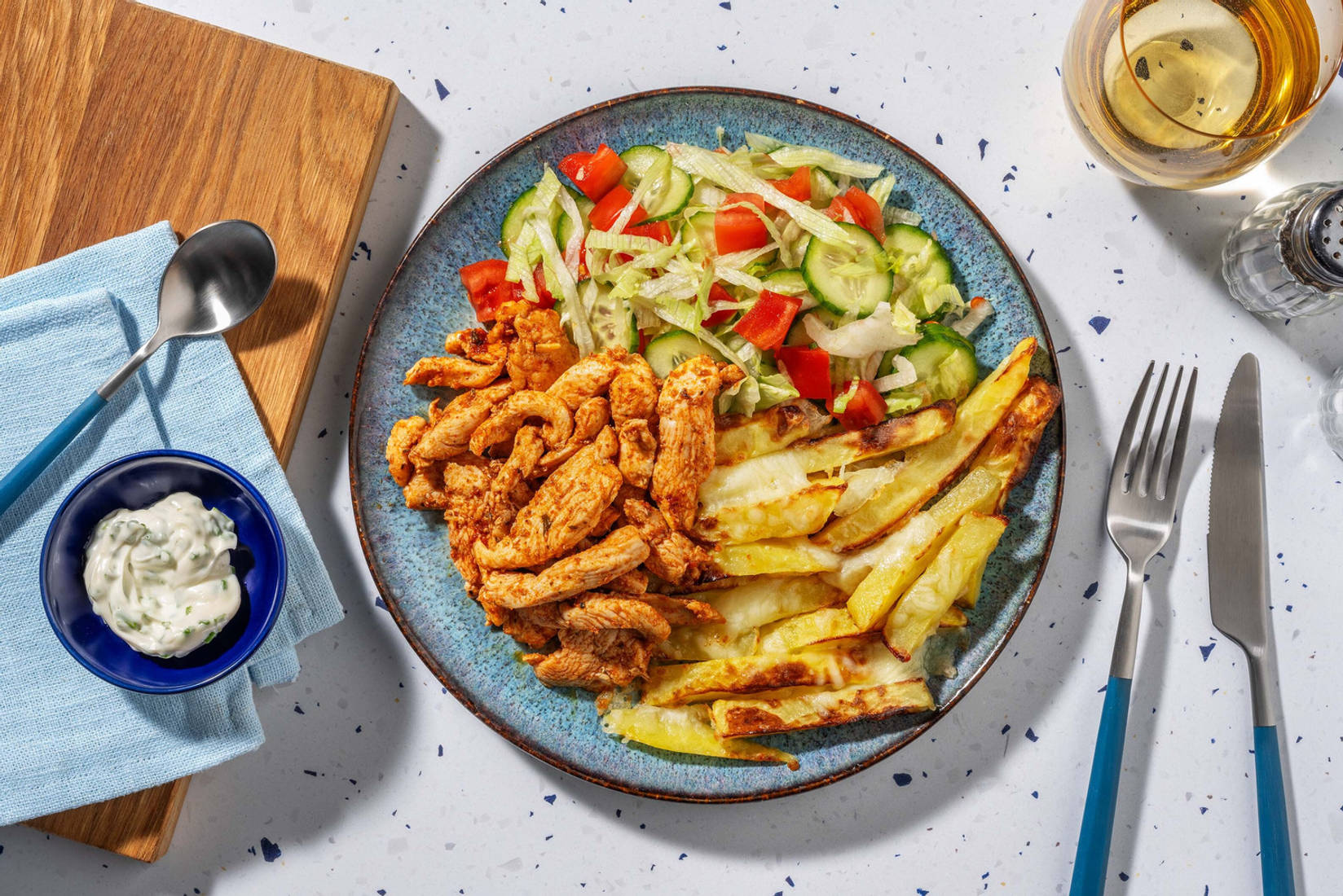 Kapsalon met kipgyros