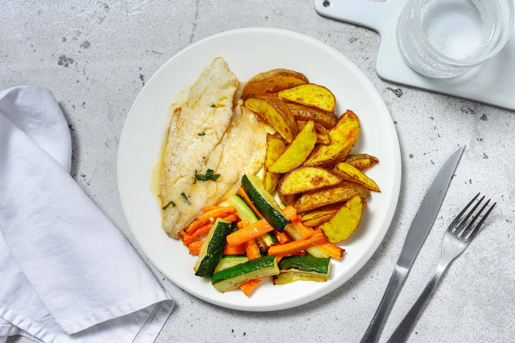 Pangasiusfilet in saliebotersaus