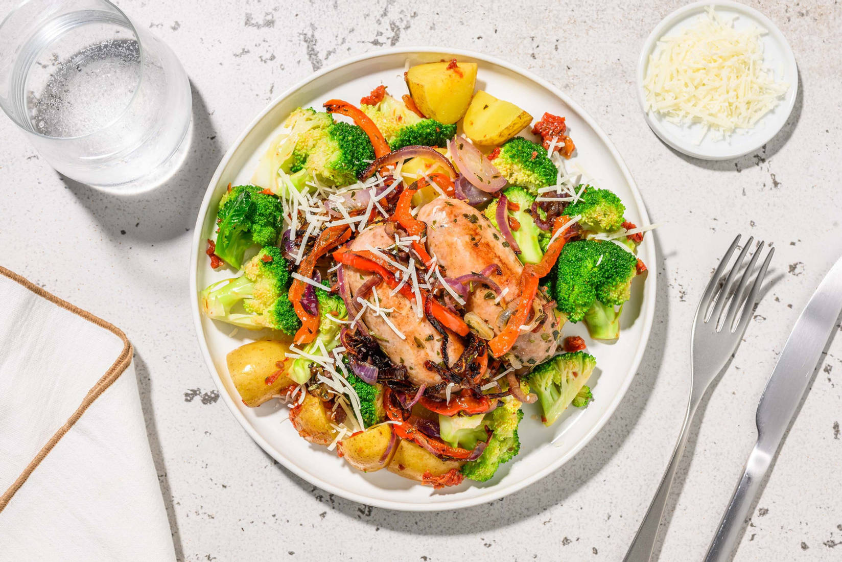 Kipworstjes met Parmigiano Reggiano