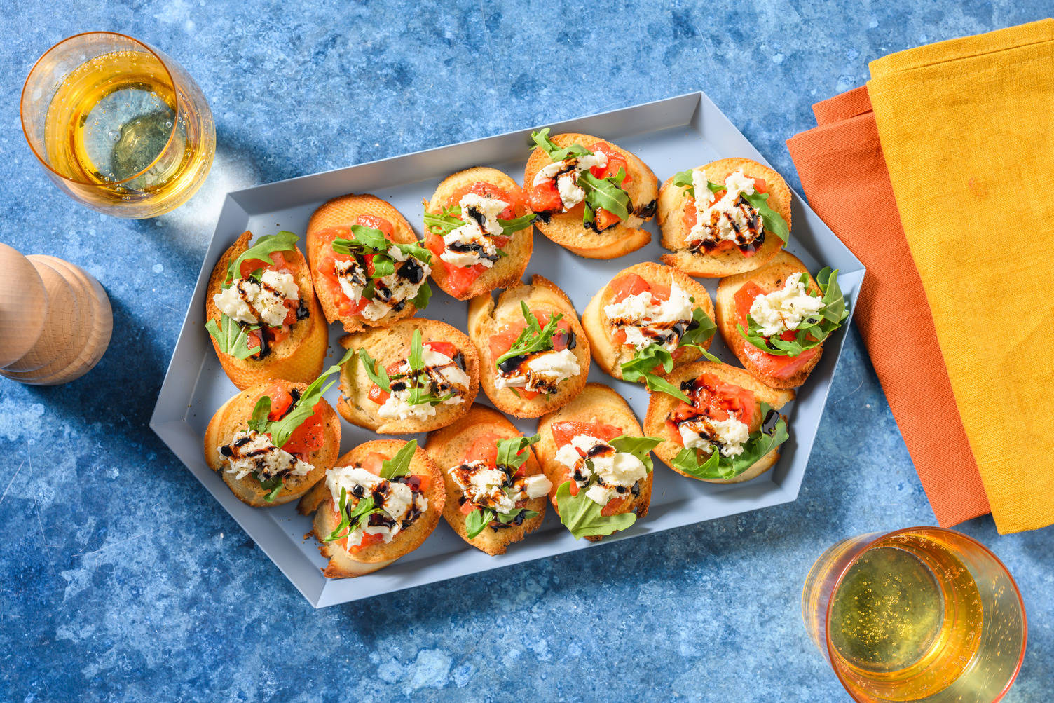 Tomato & Mozzarella Bruschetta