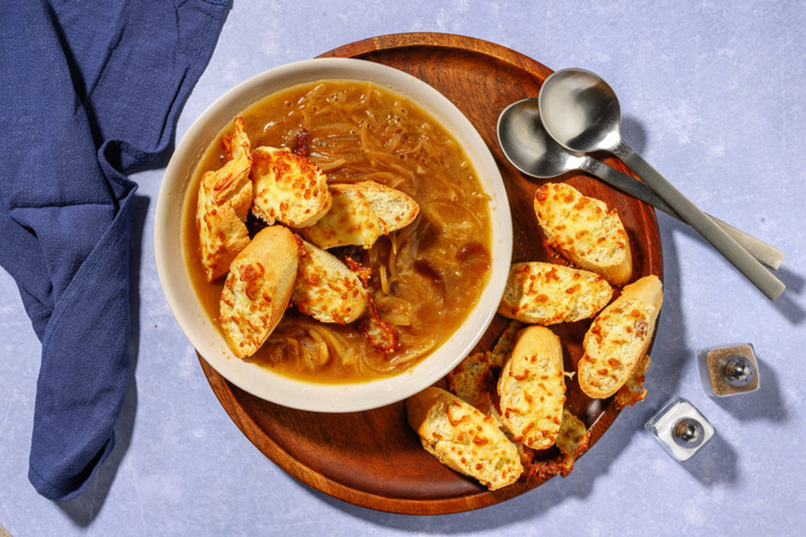 French Onion Soup with Bacon Lardons
