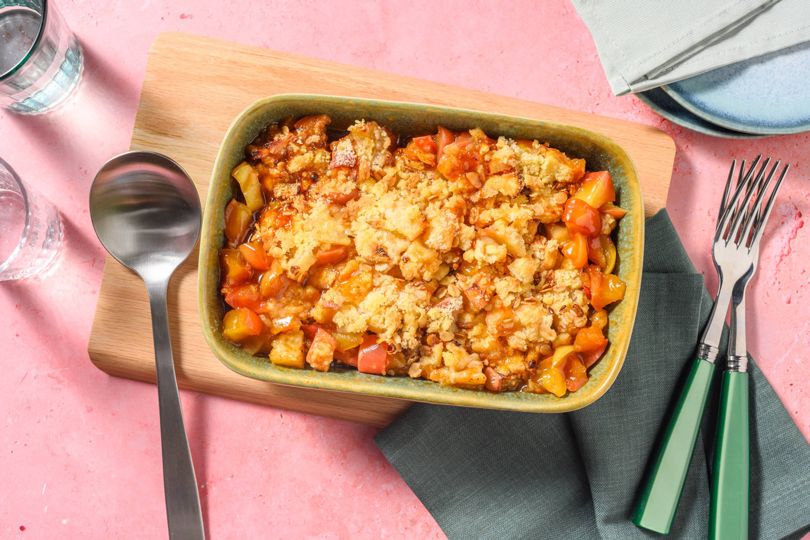 Toffee Apple Crumble