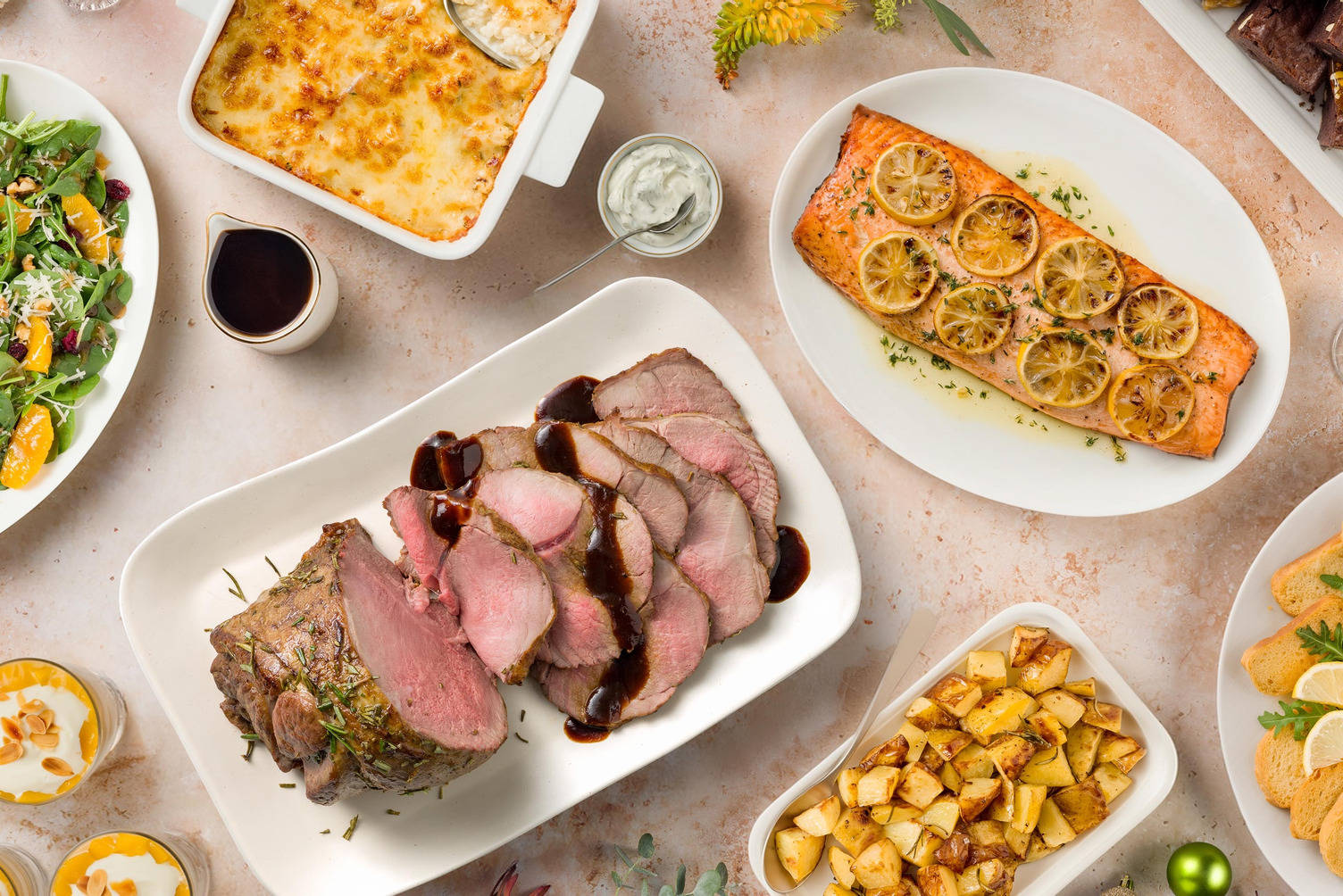 [Christmas Box Swap | Serves 8-10P] NZ Lemon Baked Salmon & Herby Mayonnaise