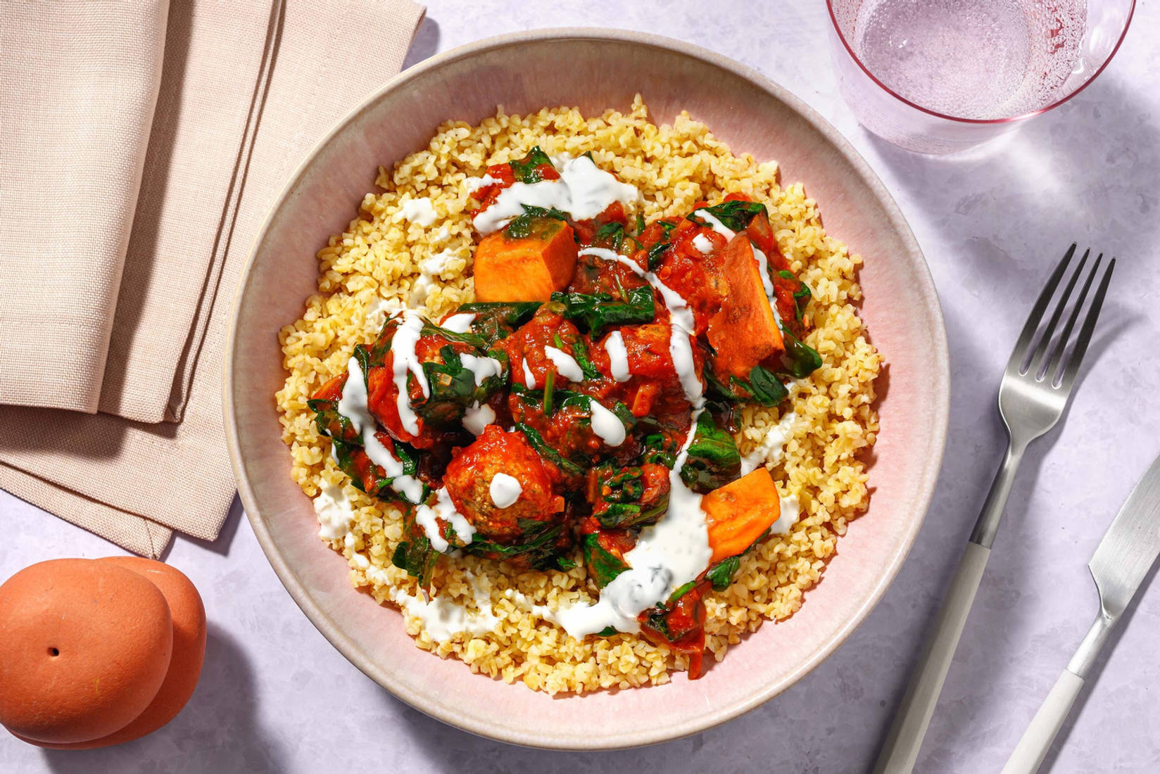 Falafels in Harissa Sauce