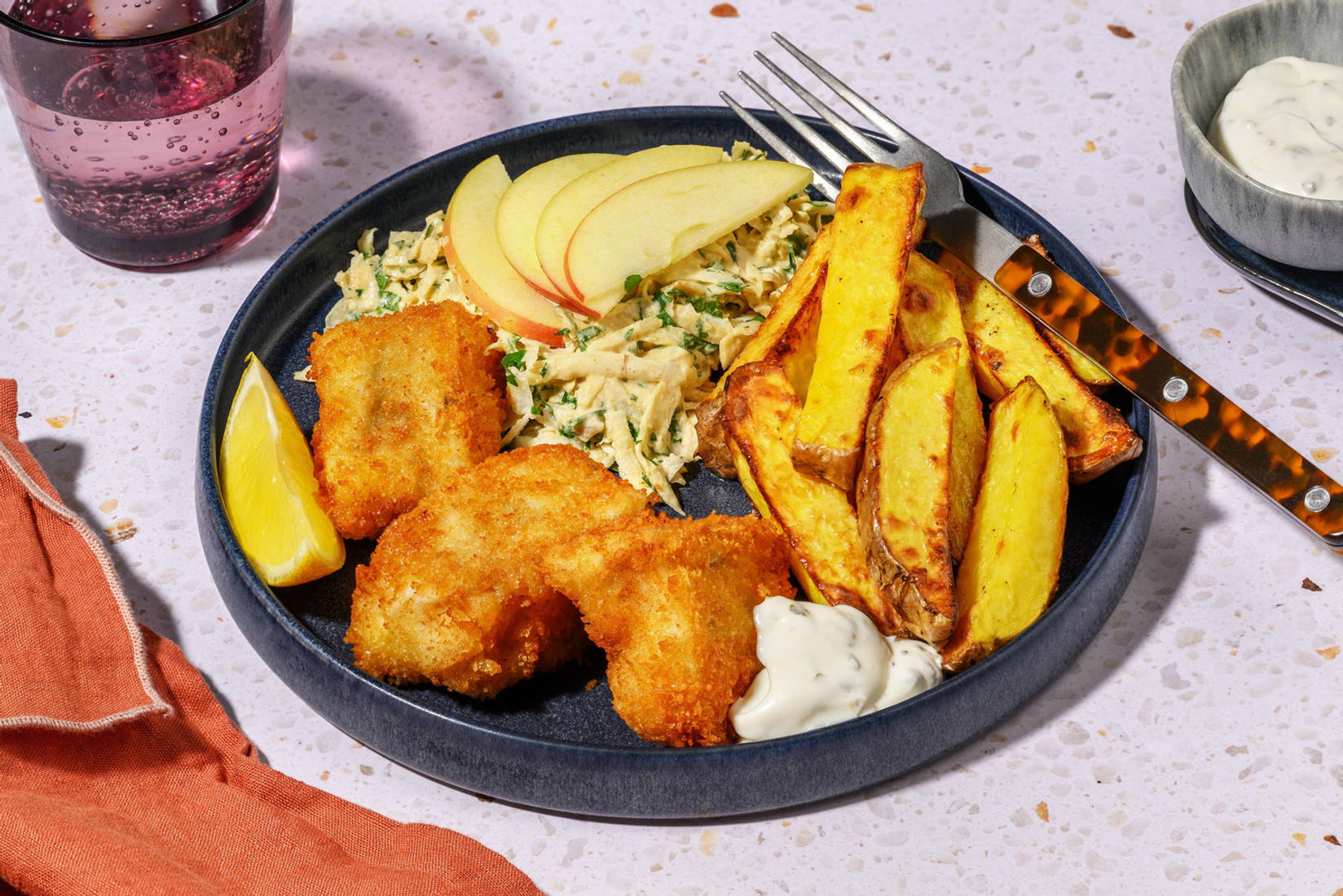 Stekt pankopanert hyse