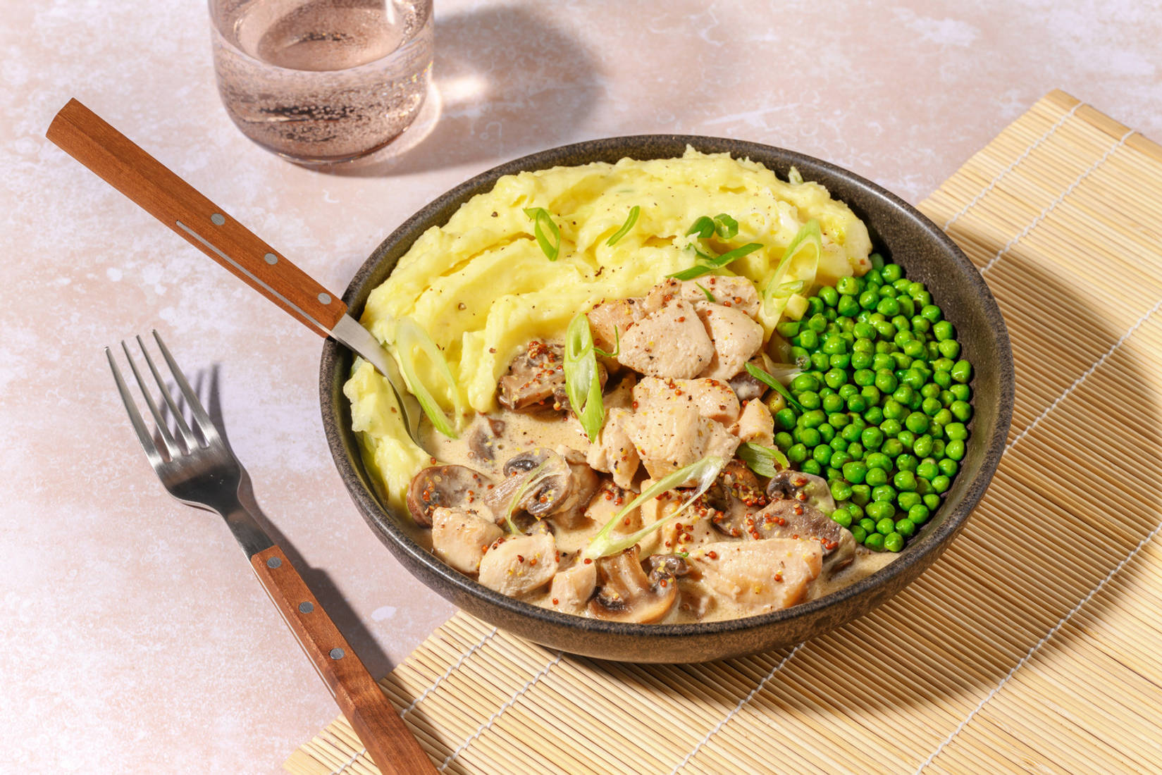 Creamy Mustard Double Chicken and Mushrooms 