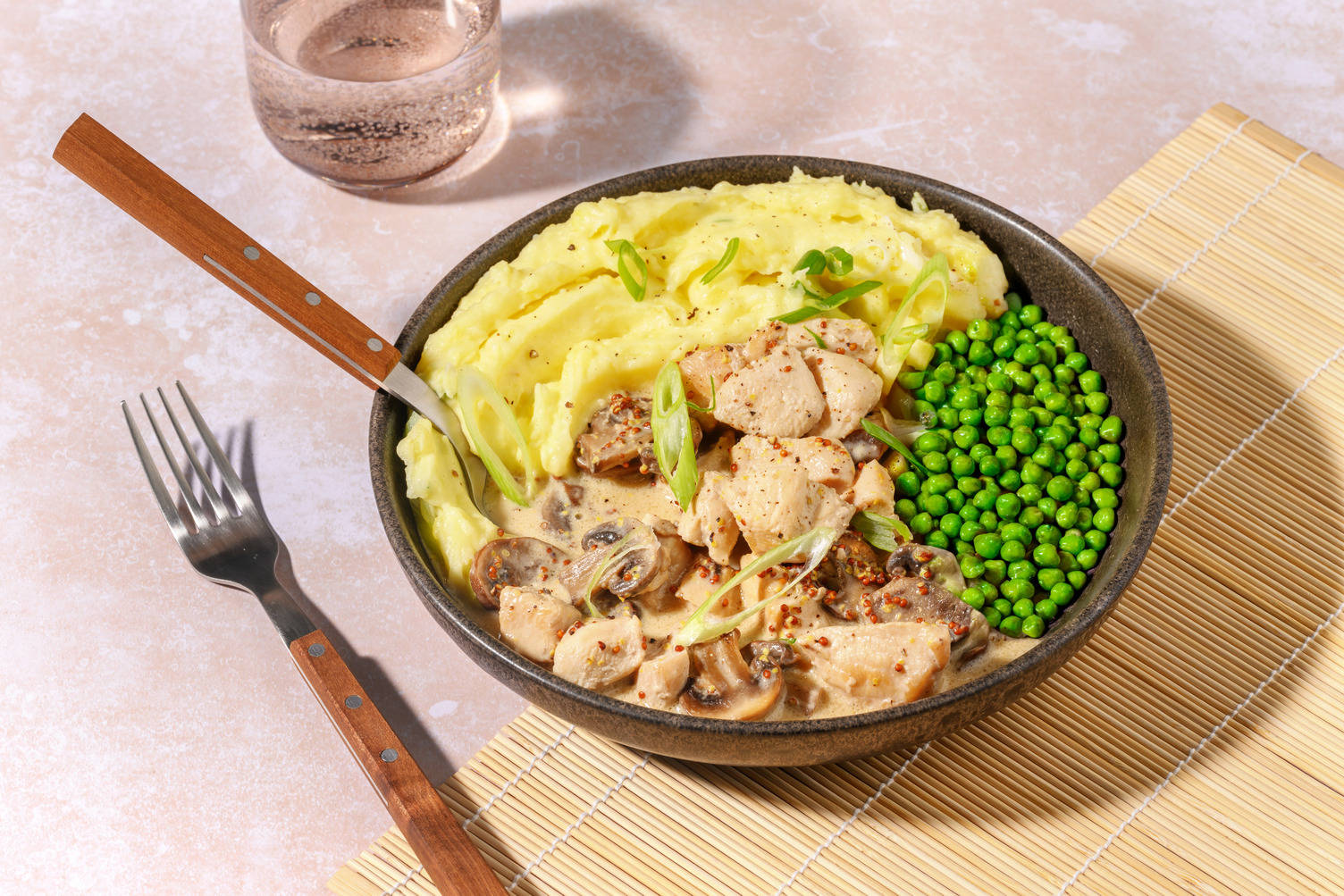 Creamy Mustard Chicken and Mushrooms 