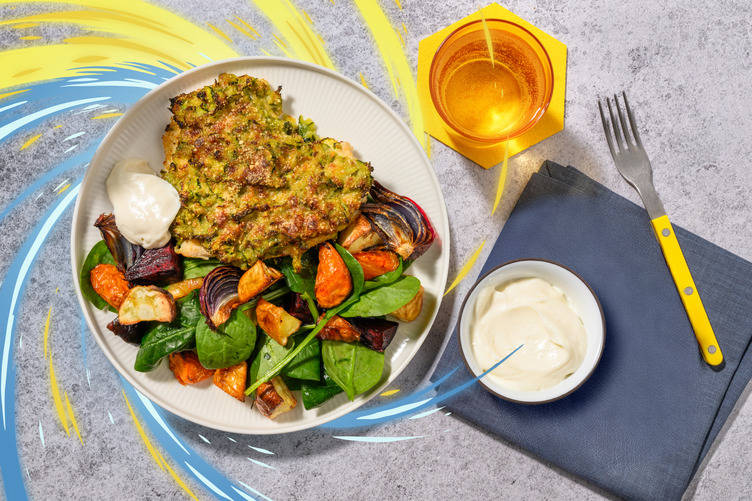 Squash- og ostegratinert kyllingbryst