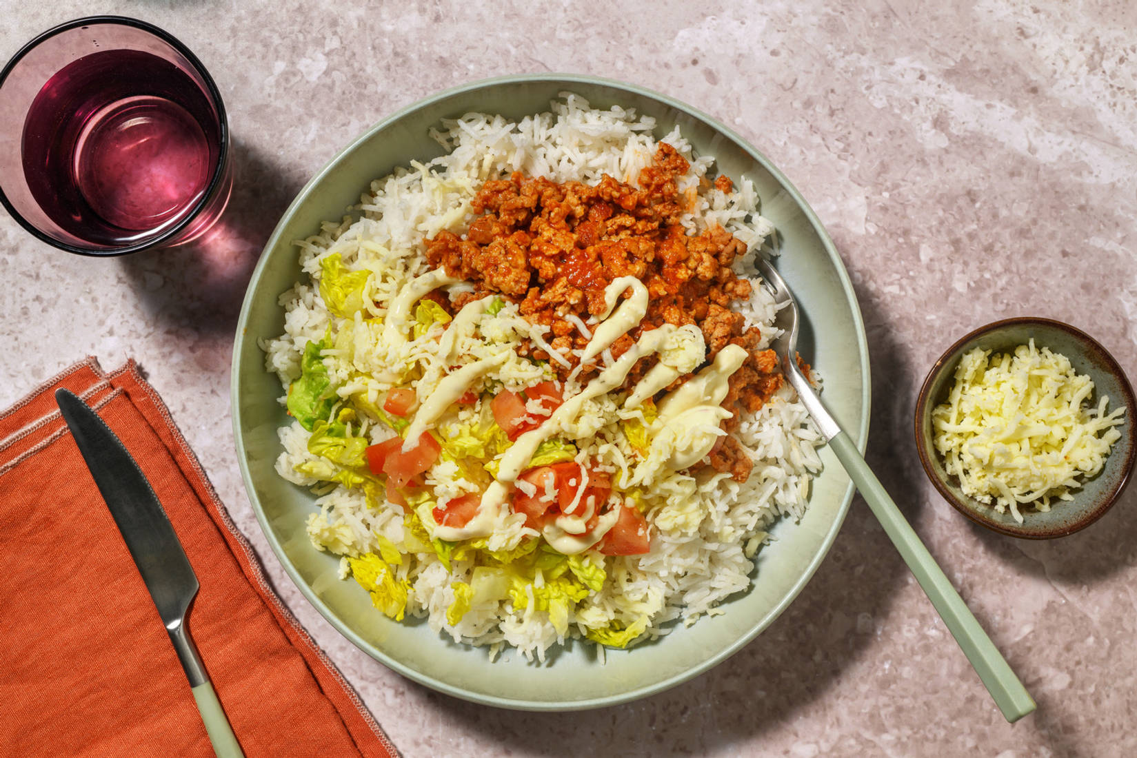 Beef Cheeseburger Inspired Bowl