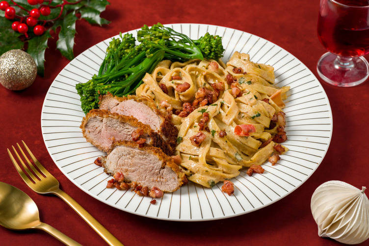 Sprøpanert svinekjøtt