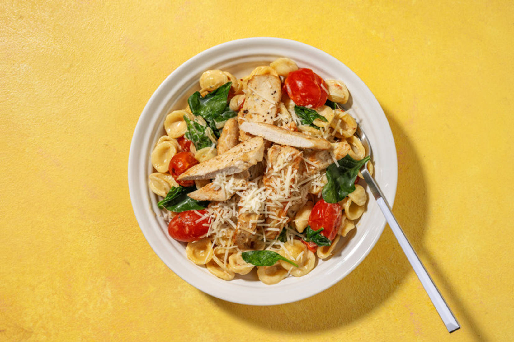 Hurtig kyllingepasta