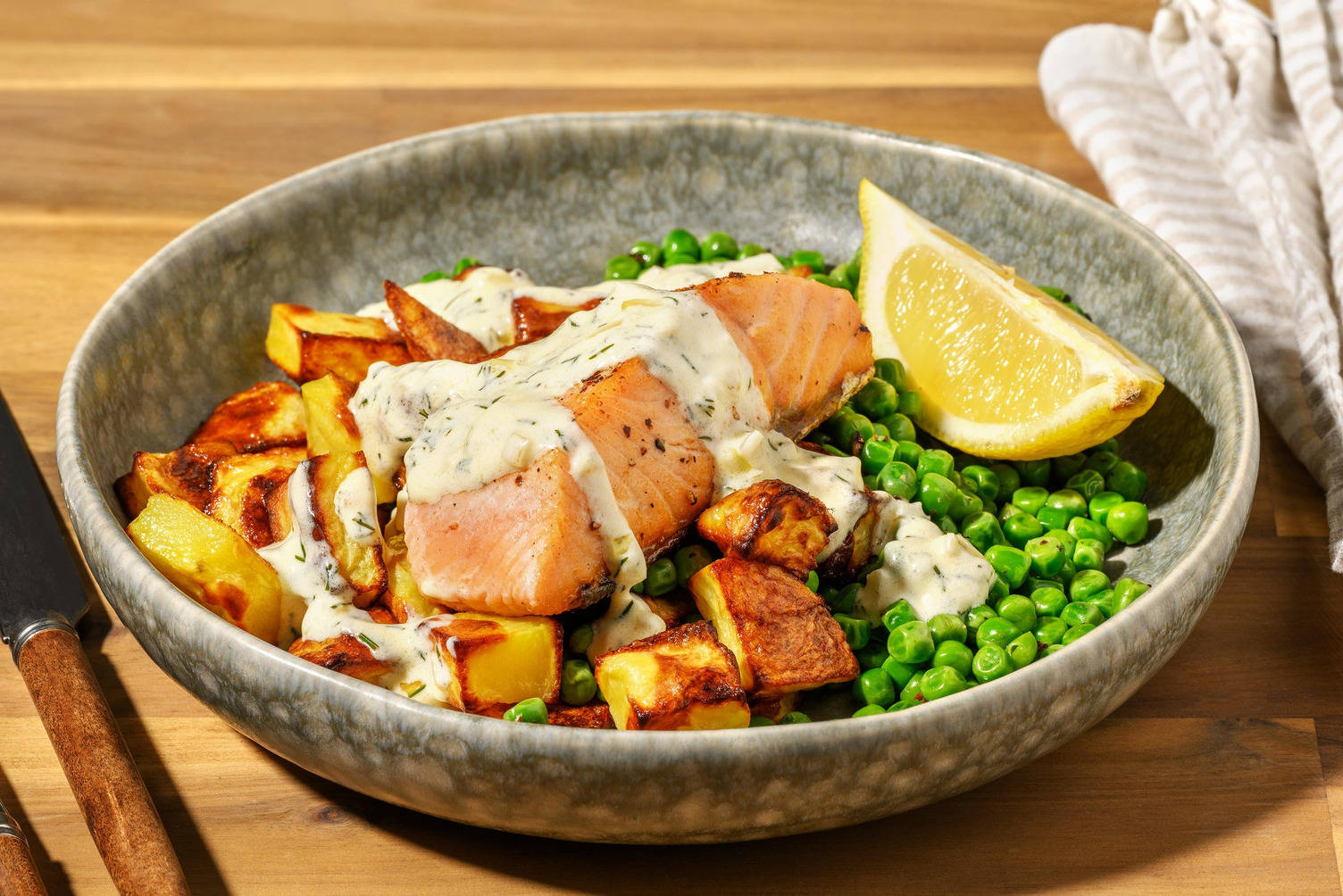 Creamy Lemon and Dill Salmon