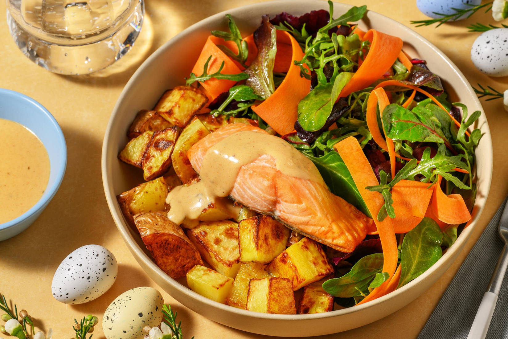 Salmon in Creamy Cajun Sauce