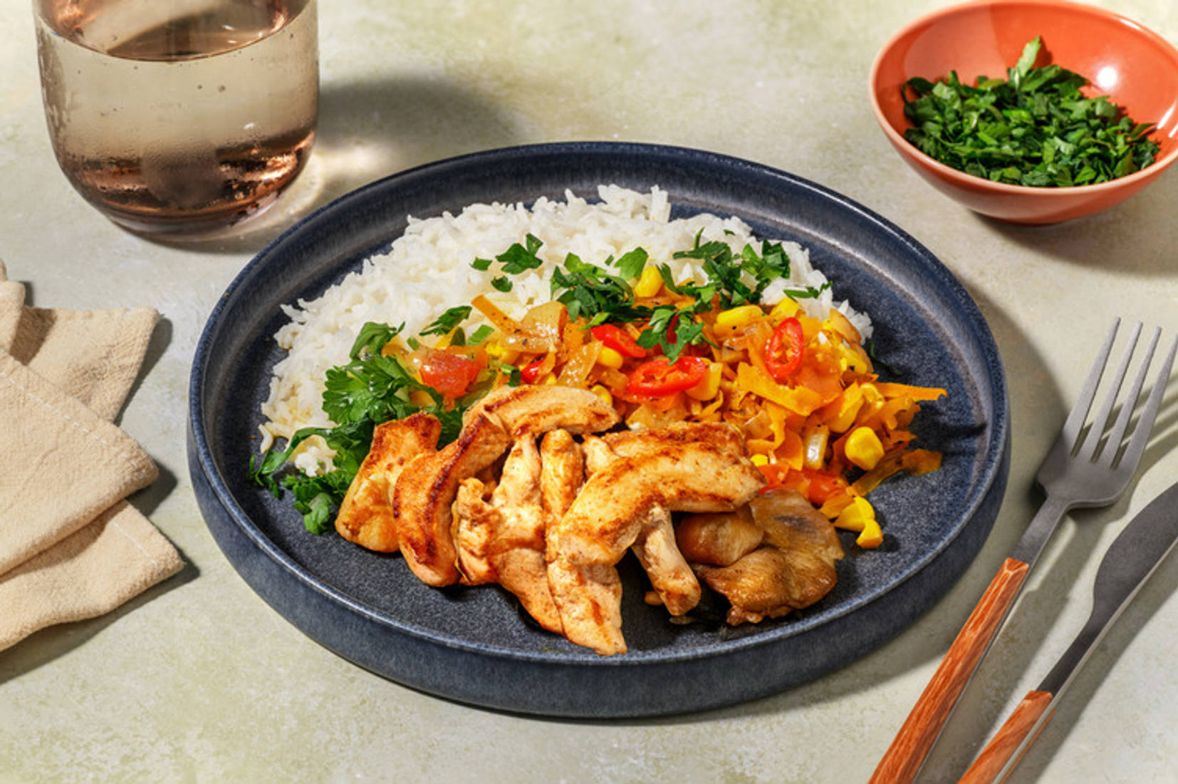 Prawn and Sweetcorn Chilli