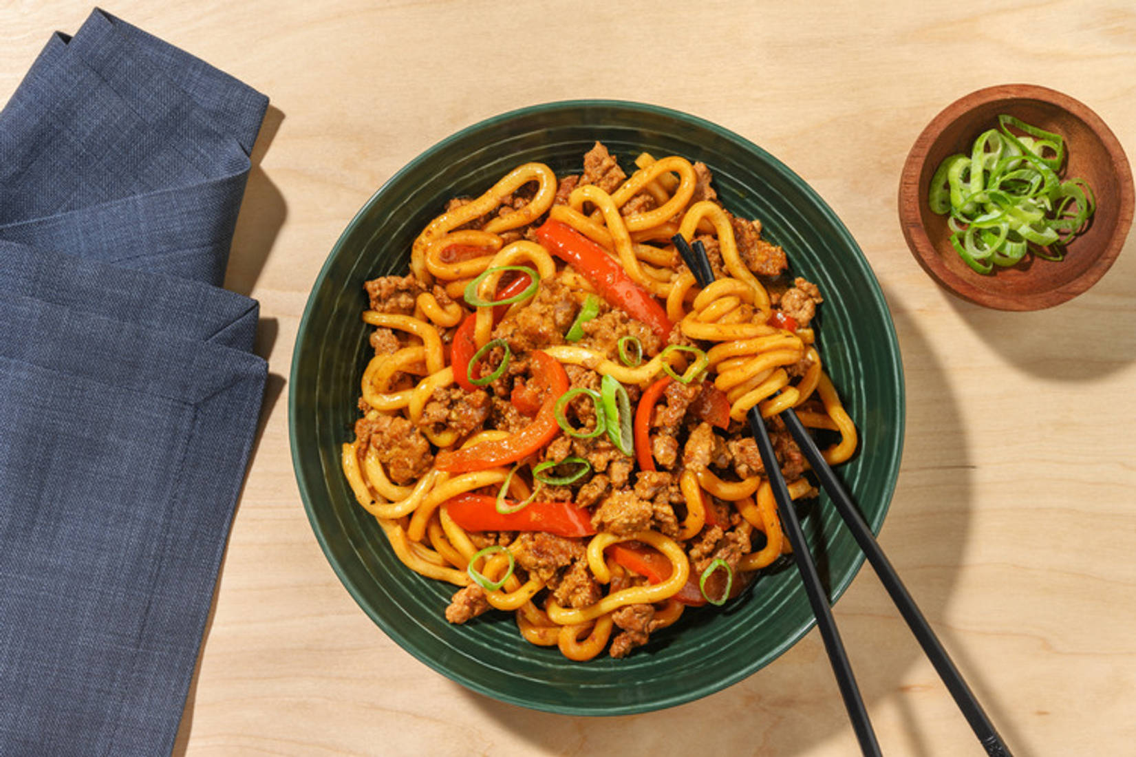 Thai Spiced Turkey Noodles