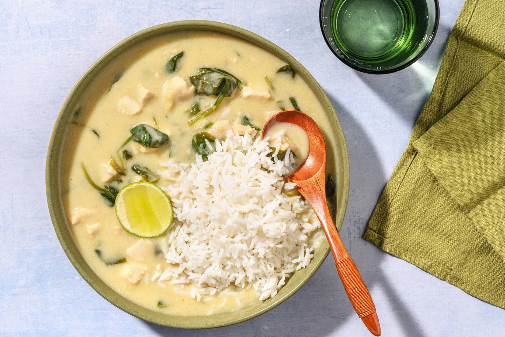 Super Quick Thai Green Style Chicken Curry