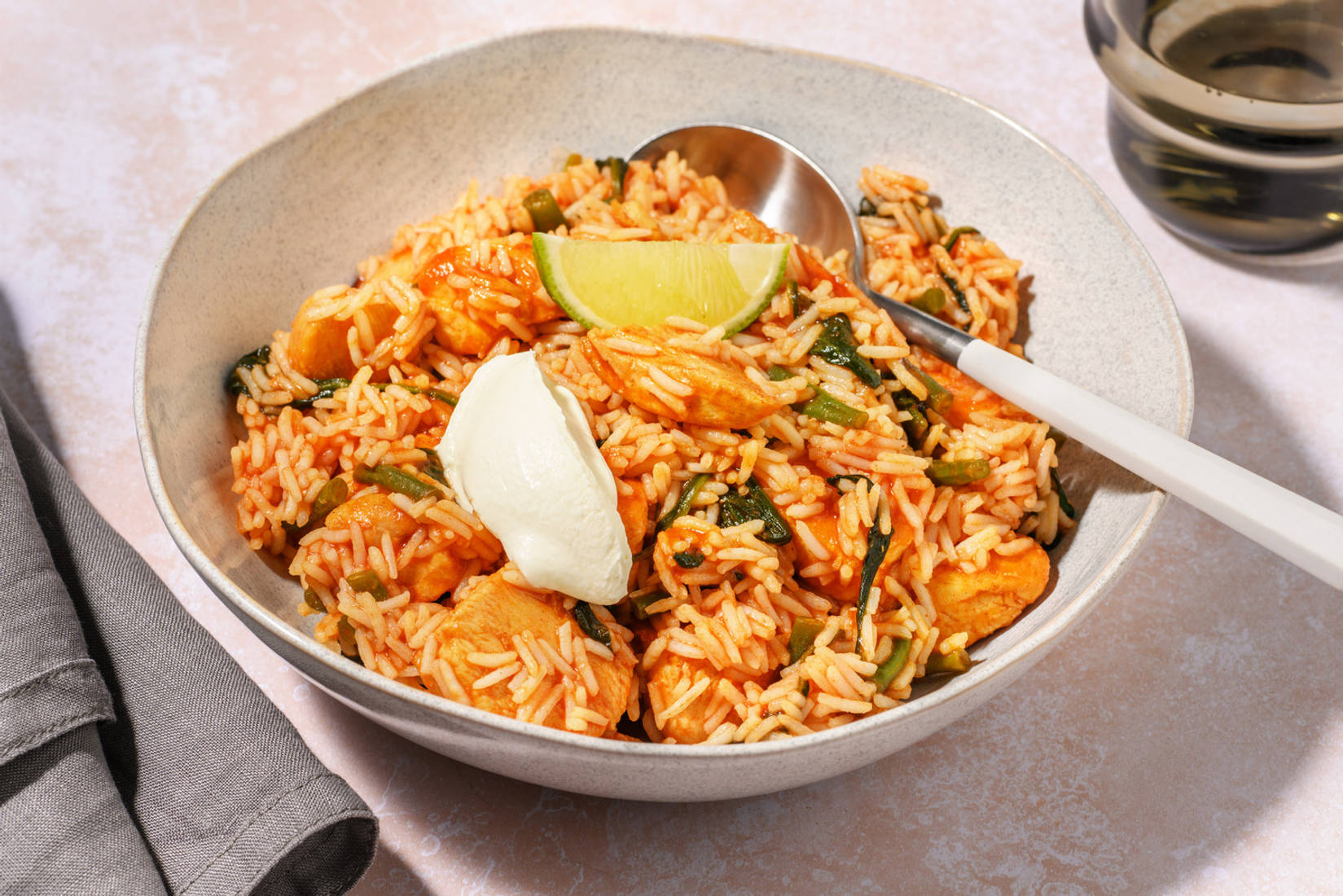 Super Quick Smoky Double Chicken and Rice