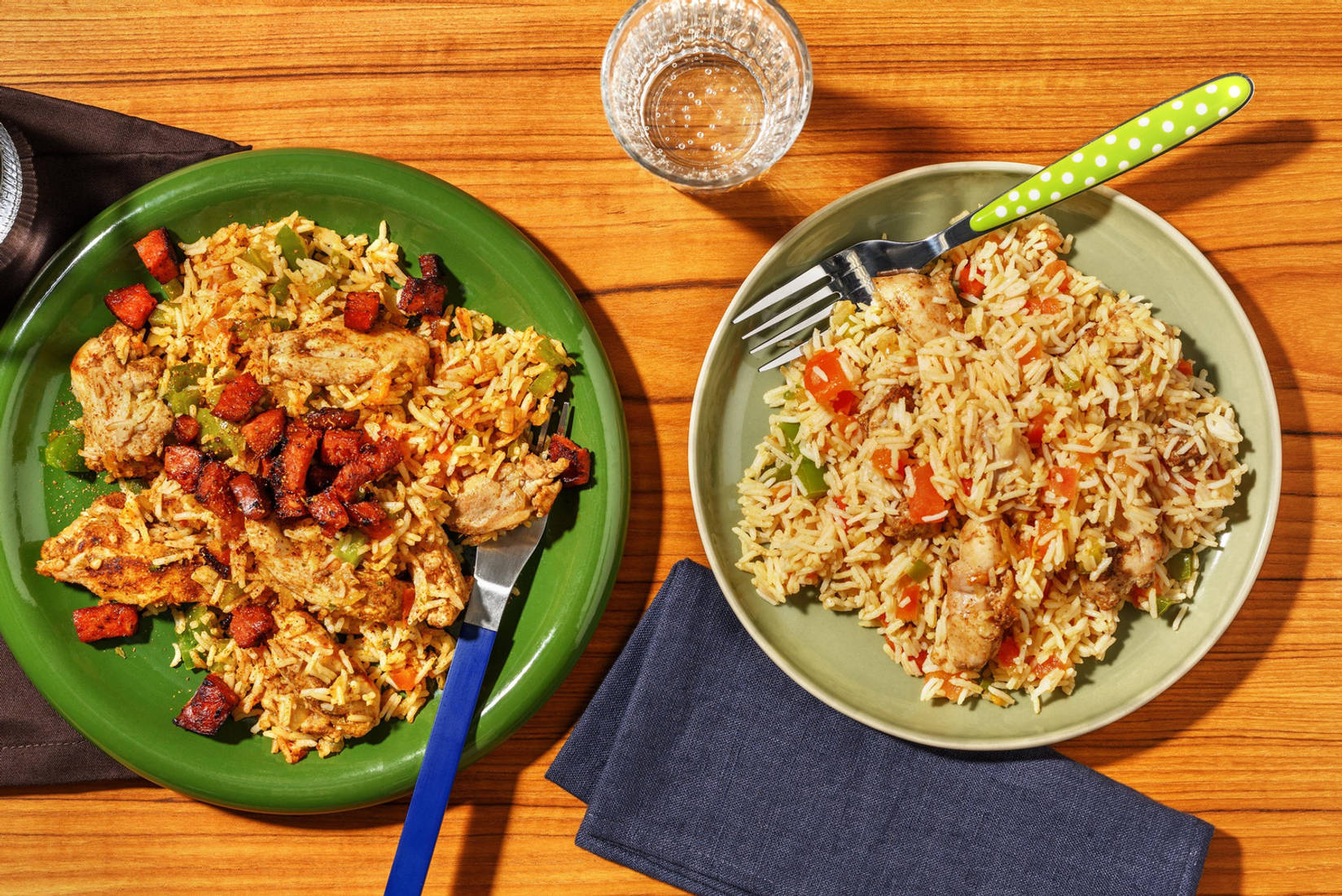 Kip met rijst à la Jambalaya